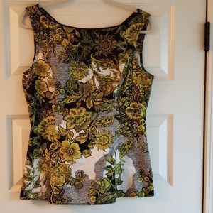 Weston high neck cotton tank sz M